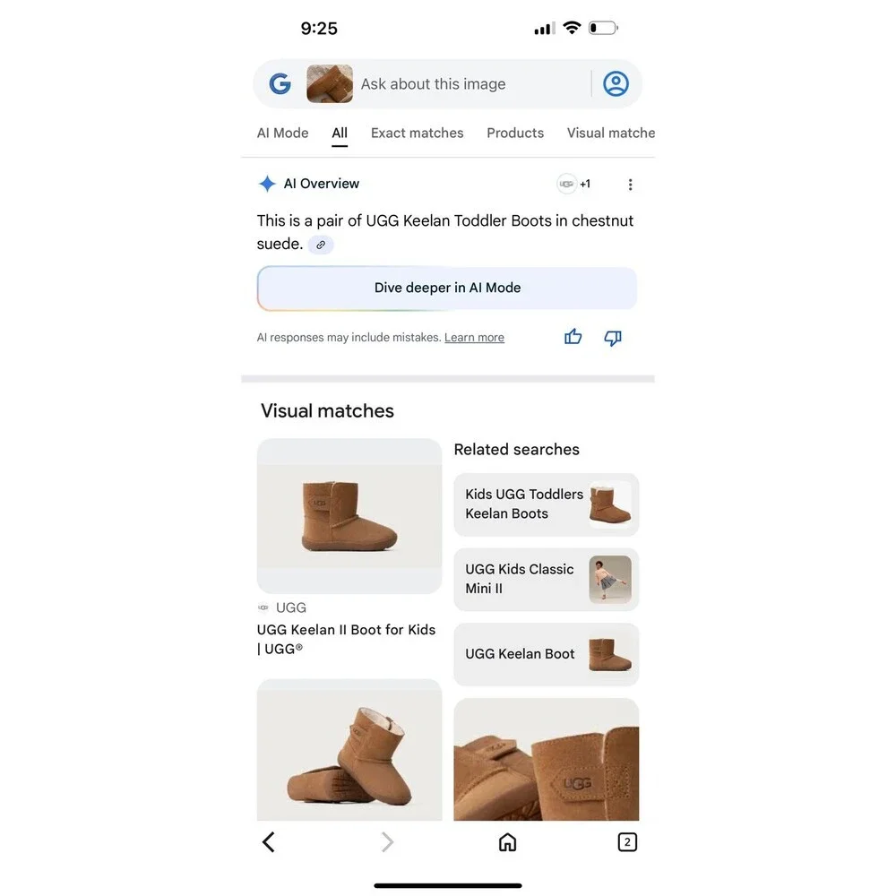 UGG Keelan Toddler Boots 6